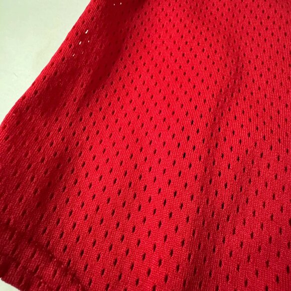 Florida College Mens XL Majestic Vintage Baseball Jersey #33 Red Blue White Mesh - Picture 12 of 12